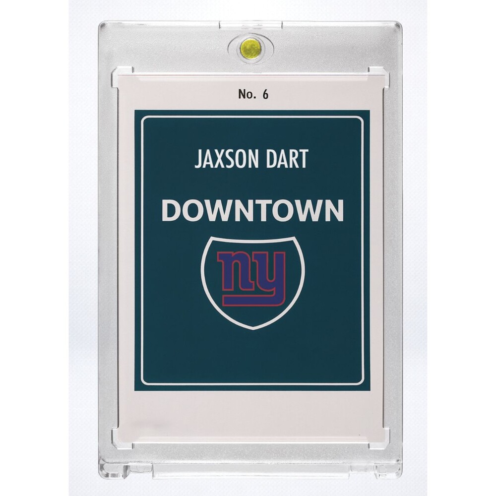 Jaxson Dart Rookie Custom Downtown Holographic Art Card | SSP Collectible - Picture 2 of 2